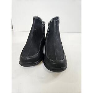 Totes Winter Boots Women’s 9M Black Nylon New without Tags Collette Style